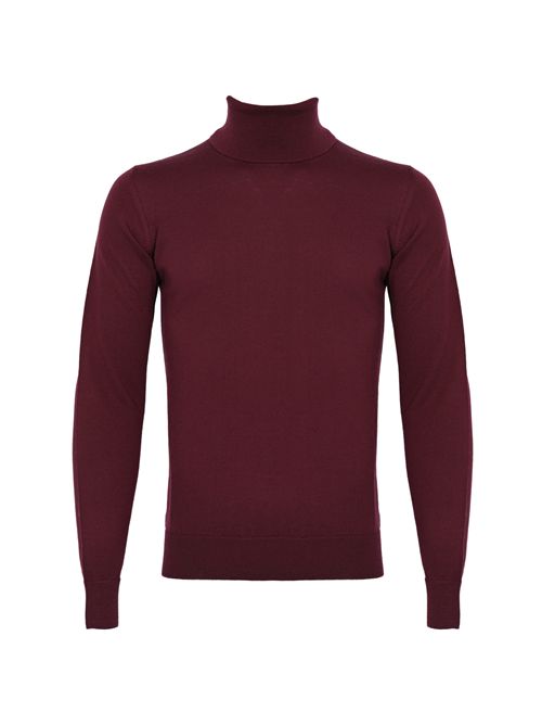 Maglia ciclista basic silm in merinos Ciliegia Alpha studio | AU-3012G1009